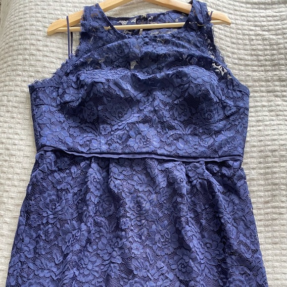 BHLD Sloan Lace Dress Sapphire Blue NWOT - Picture 7 of 11